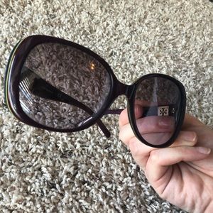 Tory Burch purple sunglasses